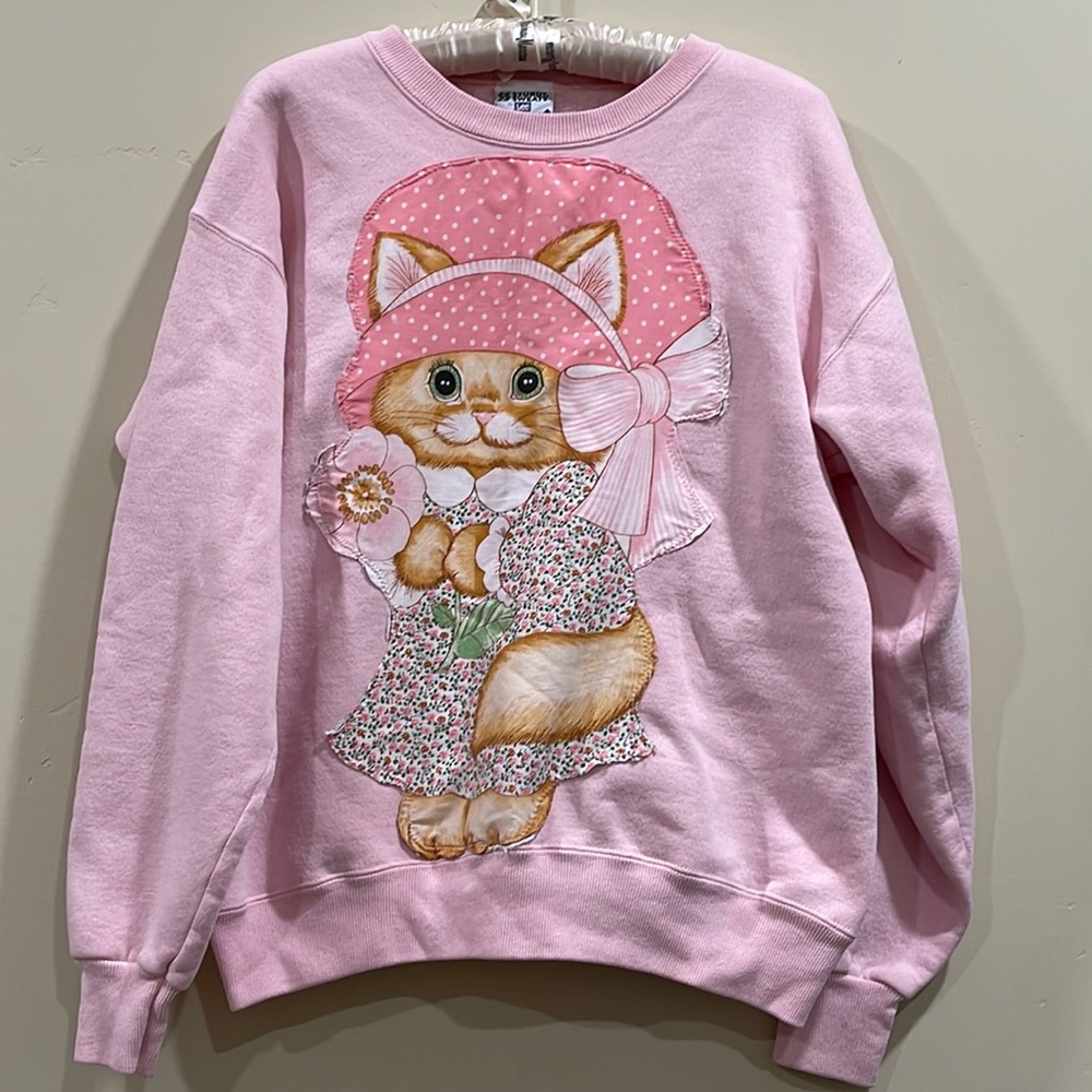 Vintage unique front and back sweatshirt